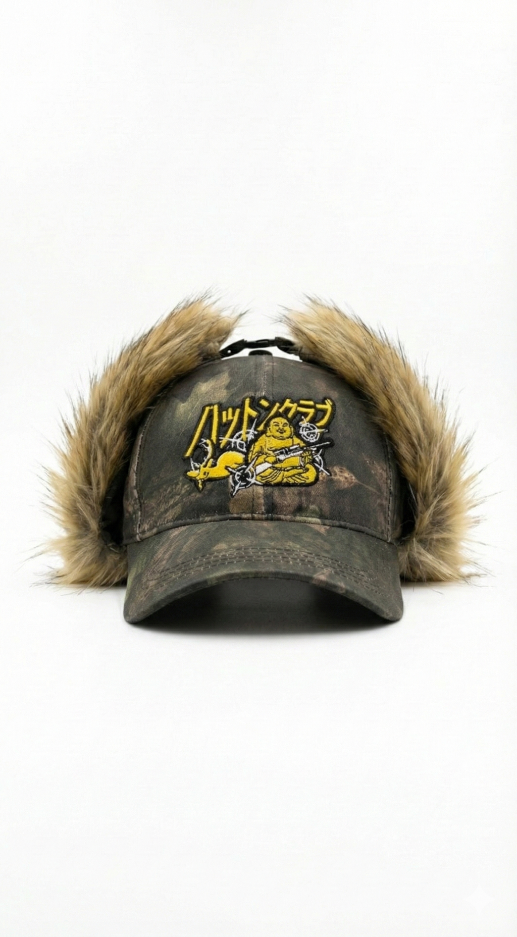 "SINNER" Fur Baseball Cap