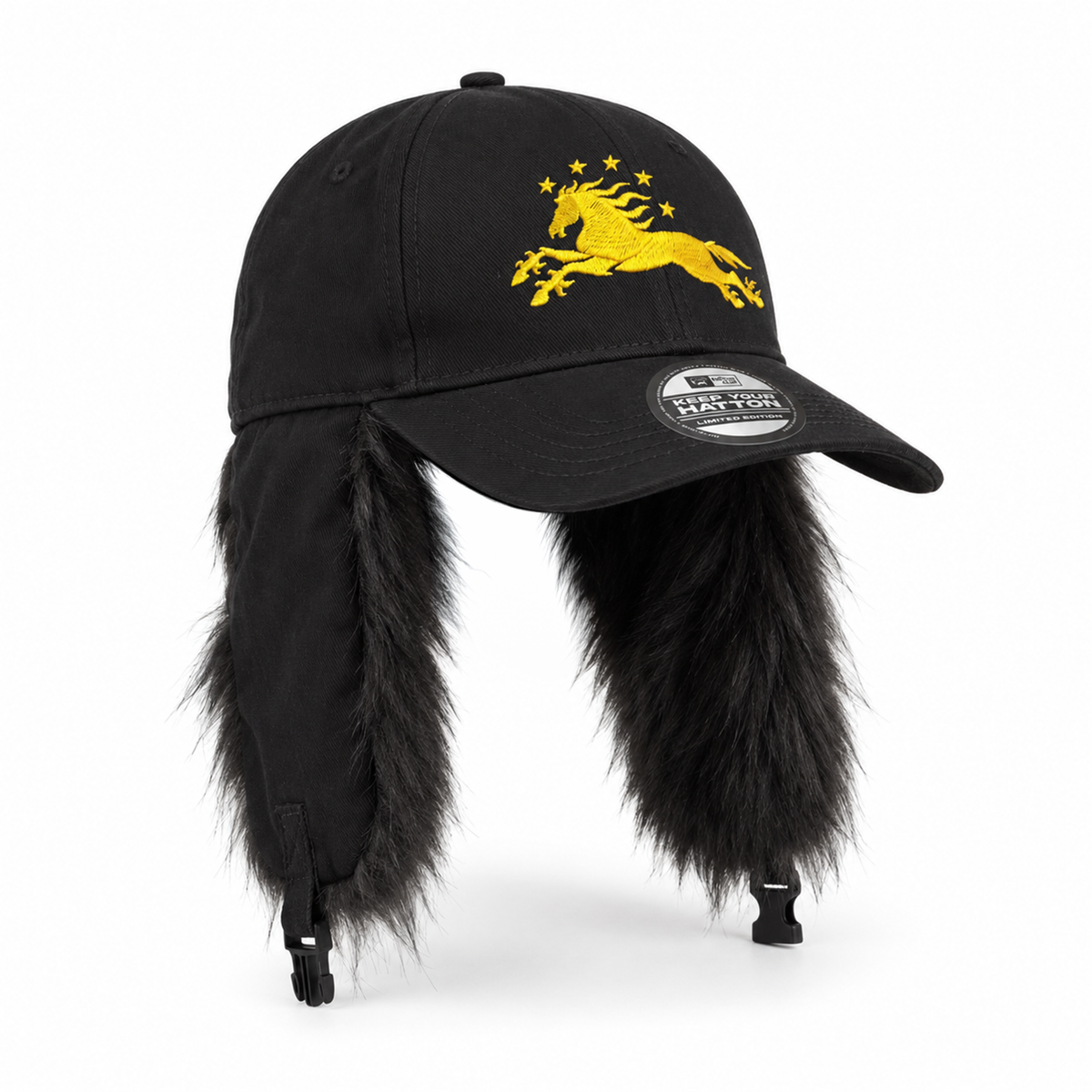 "PRINCE" Fur Baseball Cap