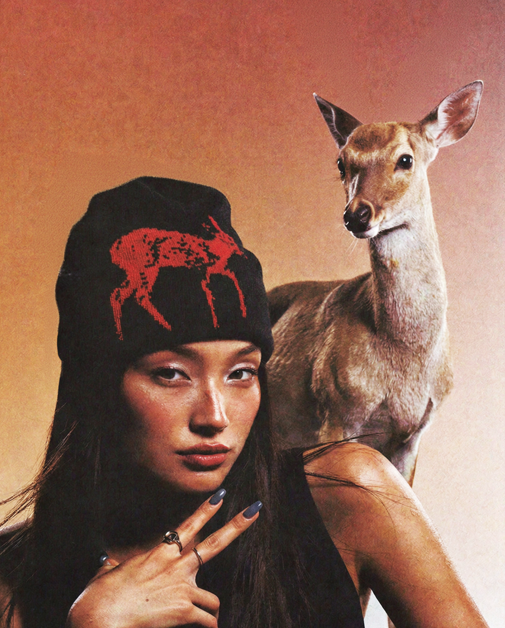 "DEER" BEANIE