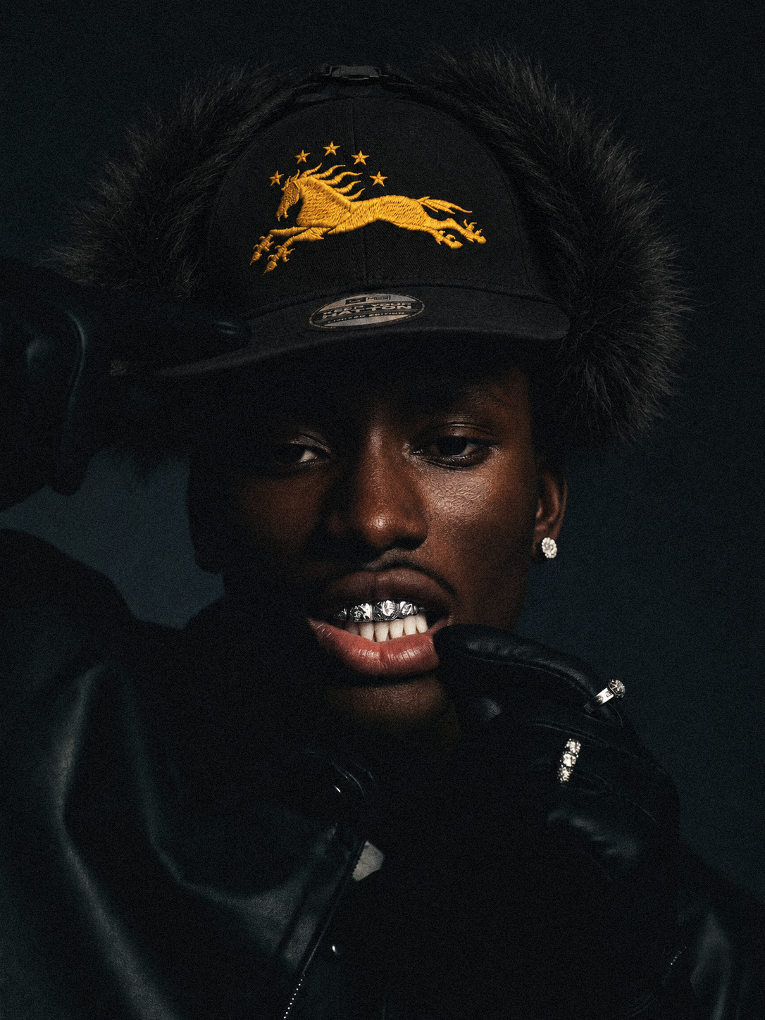 "PRINCE" Fur Baseball Cap