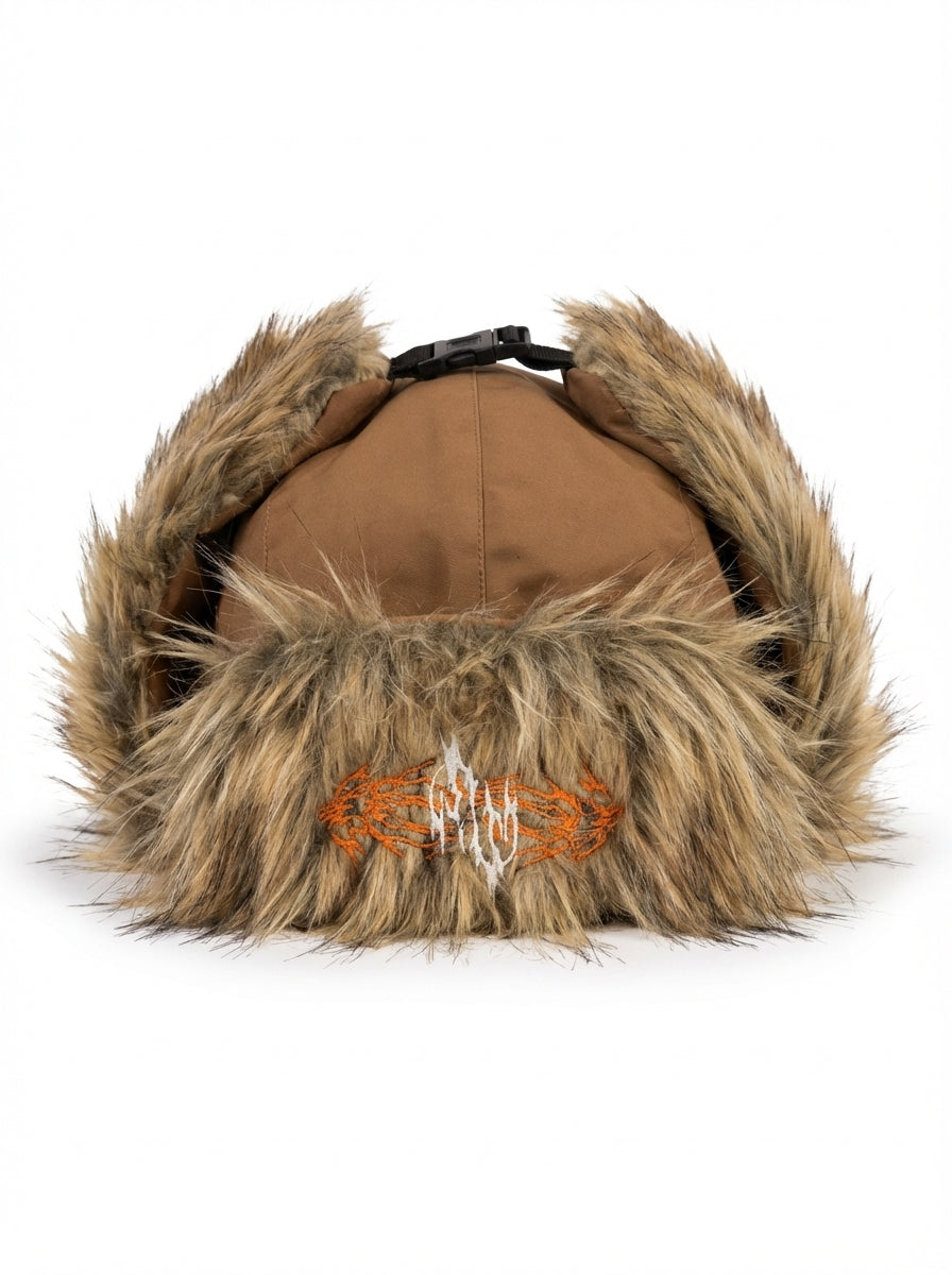 FERAL faux fur trapper hat by Hatton Club